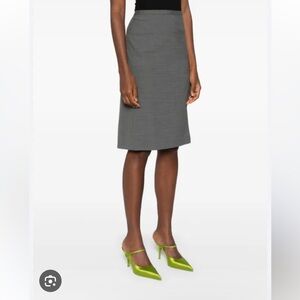Philosophy di Alberta Ferretti Elegant Gray Skirt size US 8